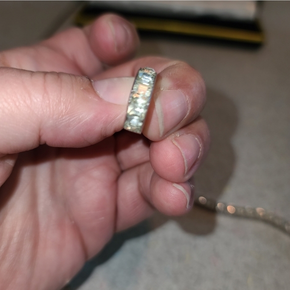 Vintage Dorsons Art Deco Sterling silver and crystal choker & Earings set. - Picture 8 of 15